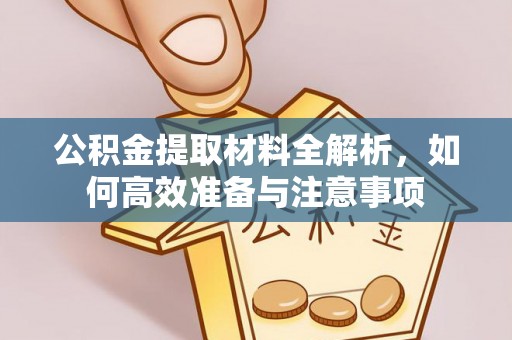 肥城公积金提取材料全解析，如何高效准备与注意事项