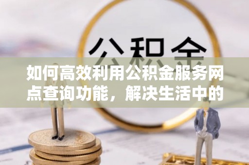 肥城如何高效利用公积金服务网点查询功能，解决生活中的资金难题